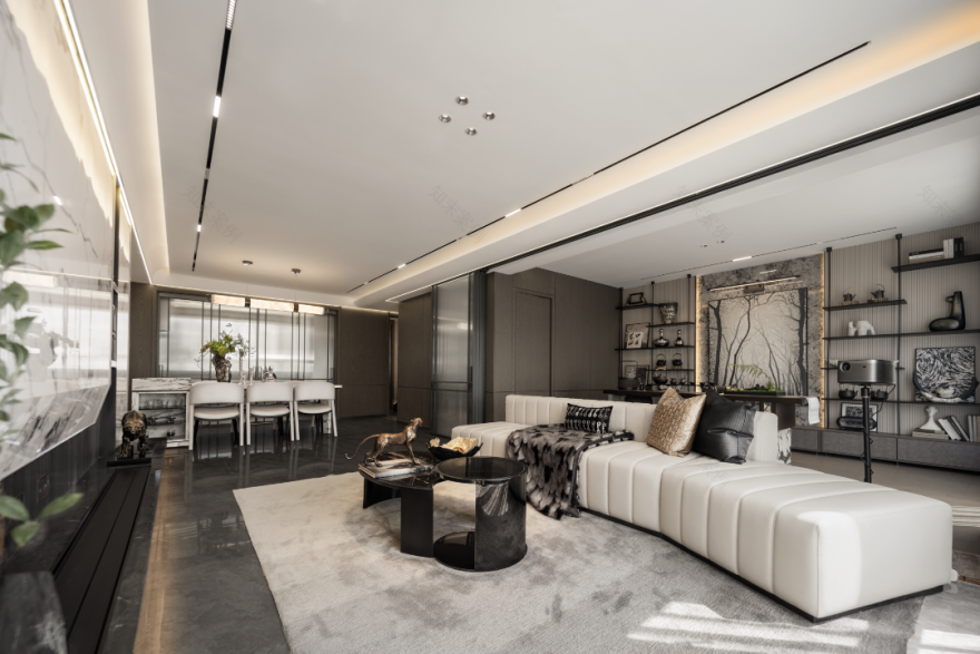 沈阳龙湖双珑原著 129 样板间丨中国沈阳丨上海井言建筑室内设计有限公司,北京靳朝晖设计有限公司-17