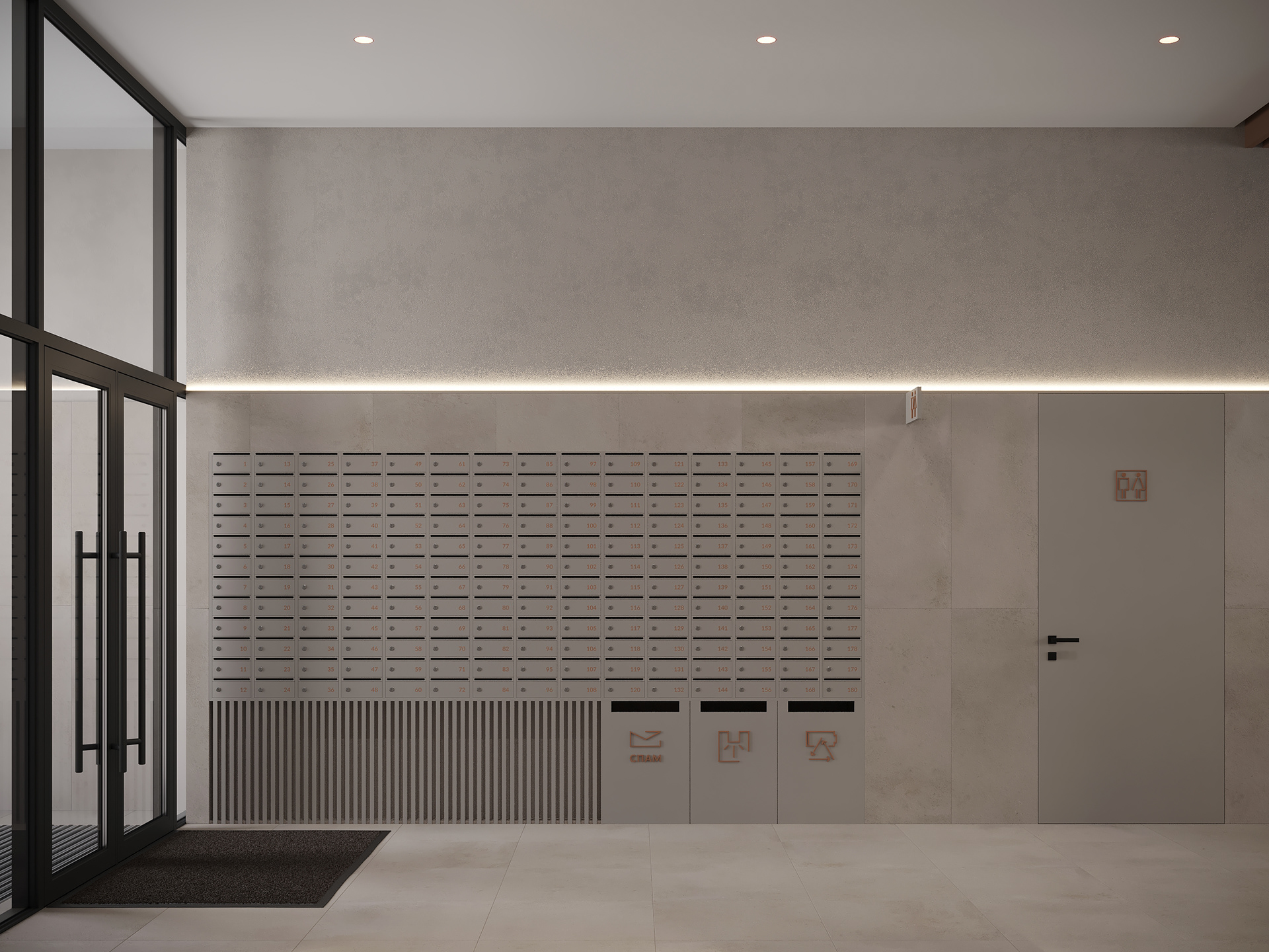 公共区域室内设计丨俄罗斯-12