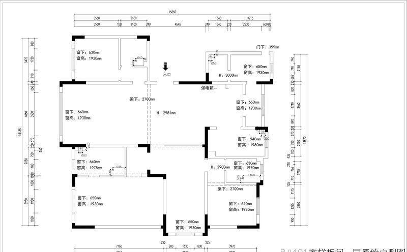 大连恒一集团南山首府500㎡美式风格样板间设计-34