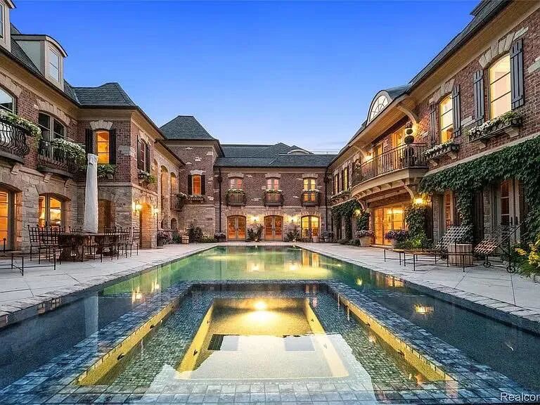 豪宅鉴赏｜密歇根湖畔的意大利风情庄园-9