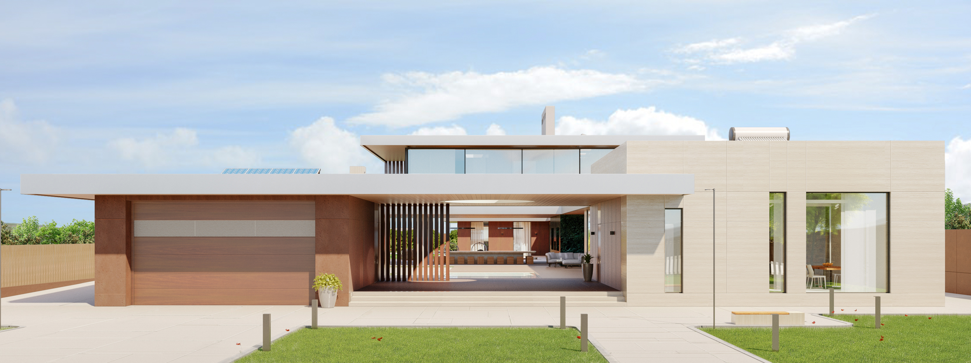 简约材质构建现代隐居空间——Dzoraghbyur 别墅-4