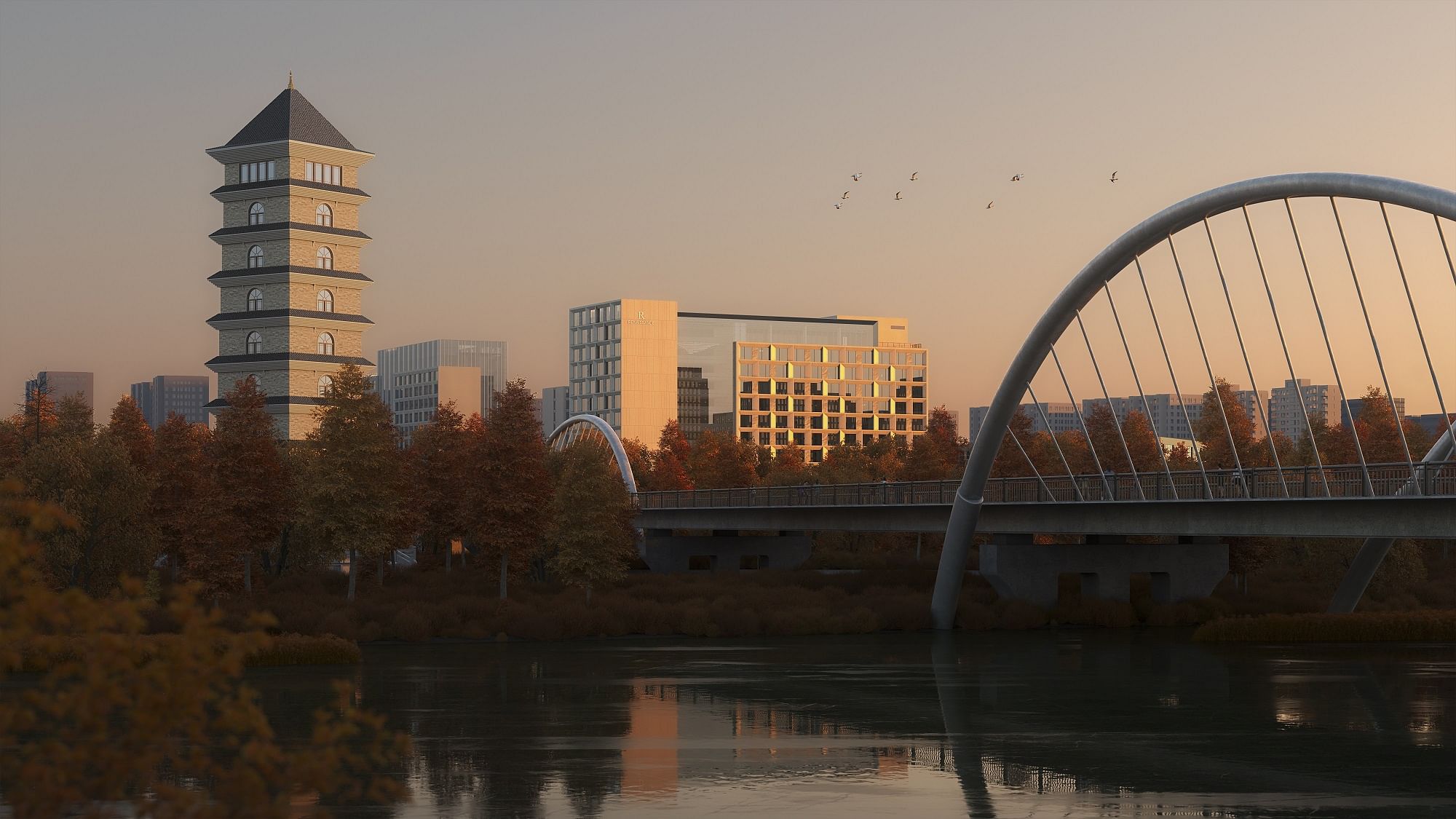CGDG库尔勒万丽酒店及万怡酒店丨中国新疆丨Aedas-63