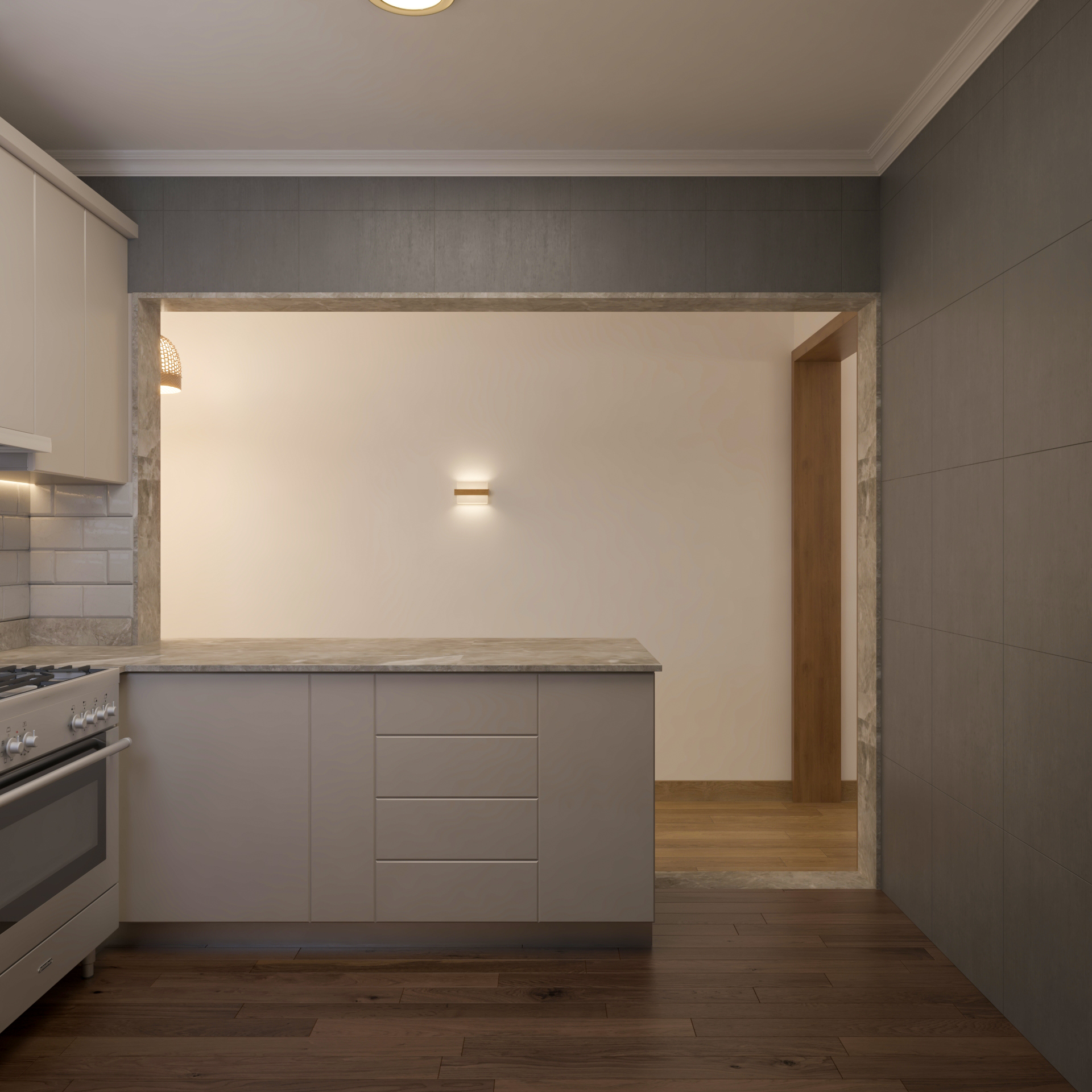 Apartment Boho Style at Saba Basha Alexandria-11