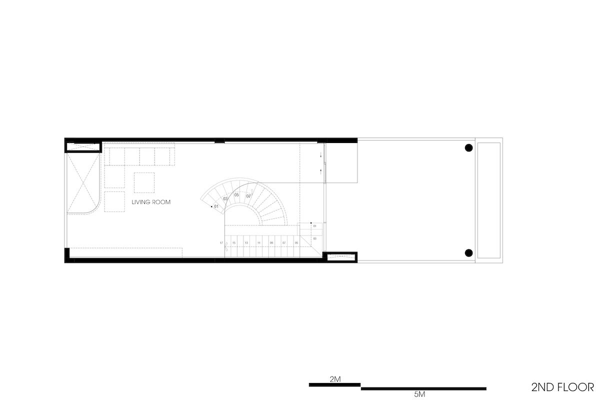 越南 Minaka 城市住宅的室外室内一体化设计-11
