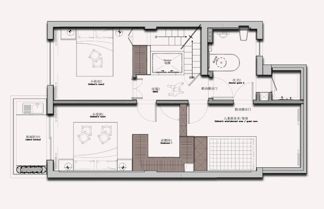 黑域奢境 · 杭州 320㎡港式轻奢别墅设计丨中国杭州丨物里空间设计事务所-100
