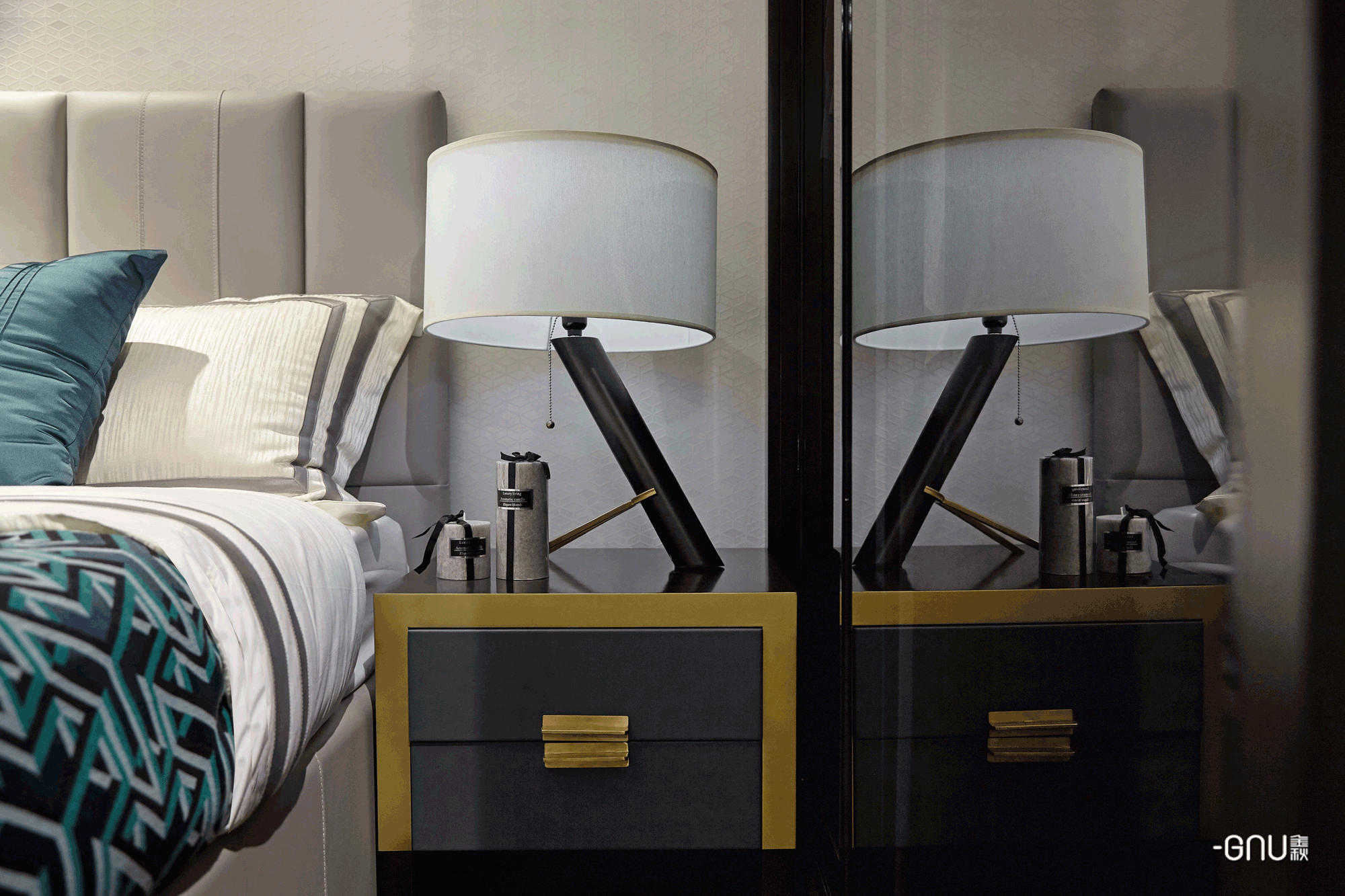 GNU金秋软装：中山万科城 | 轻轻奢华，诗意安居-21