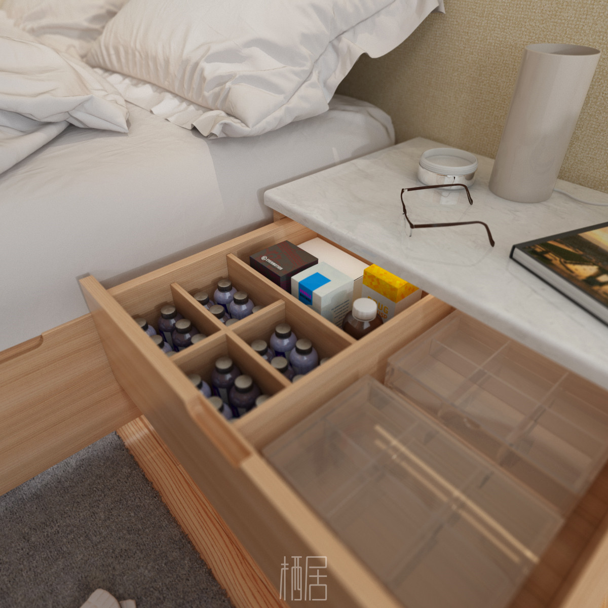 小户型逆袭 | 48 平米一居室变身三室三厅三卫一厨设计-28