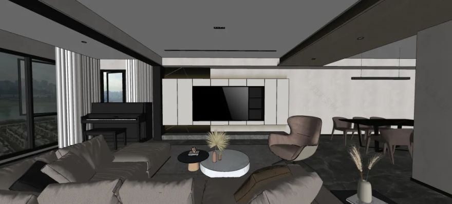 重庆金辉长江铭著现代极简家居设计丨中国重庆丨空一筑造-37