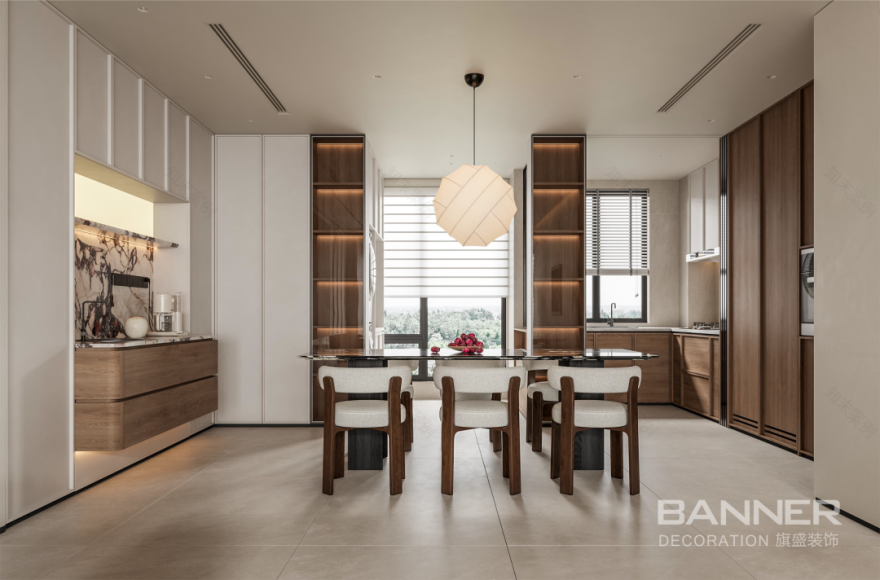 段峰 公园时光 230㎡中古风丨旗盛装饰-26