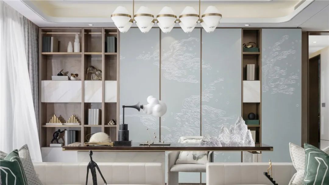 德方圆 | 160平样板间 水之绿 泉之韵-21