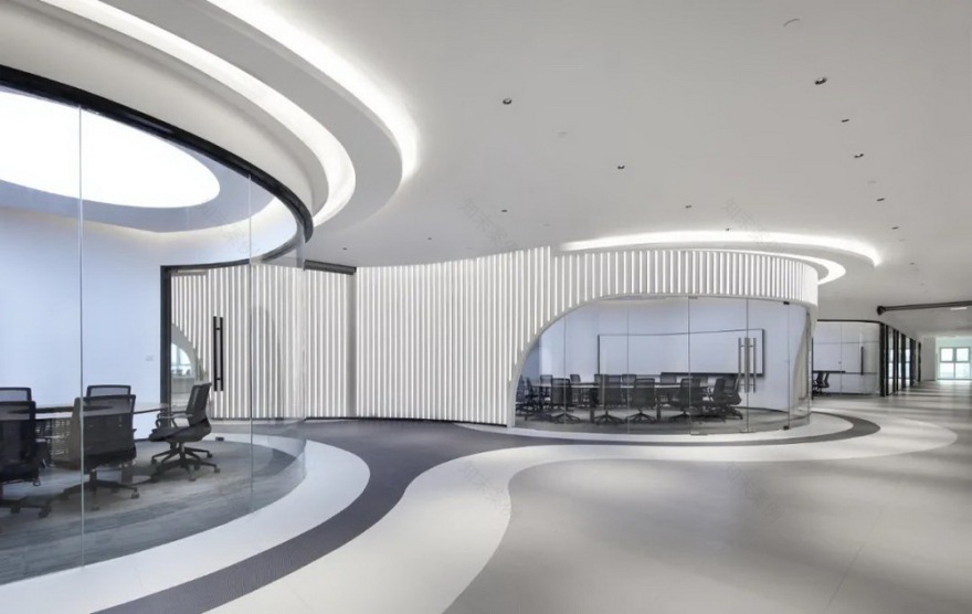 荣庆物流中国总部公共办公区室内设计丨艾迪尔上海-31