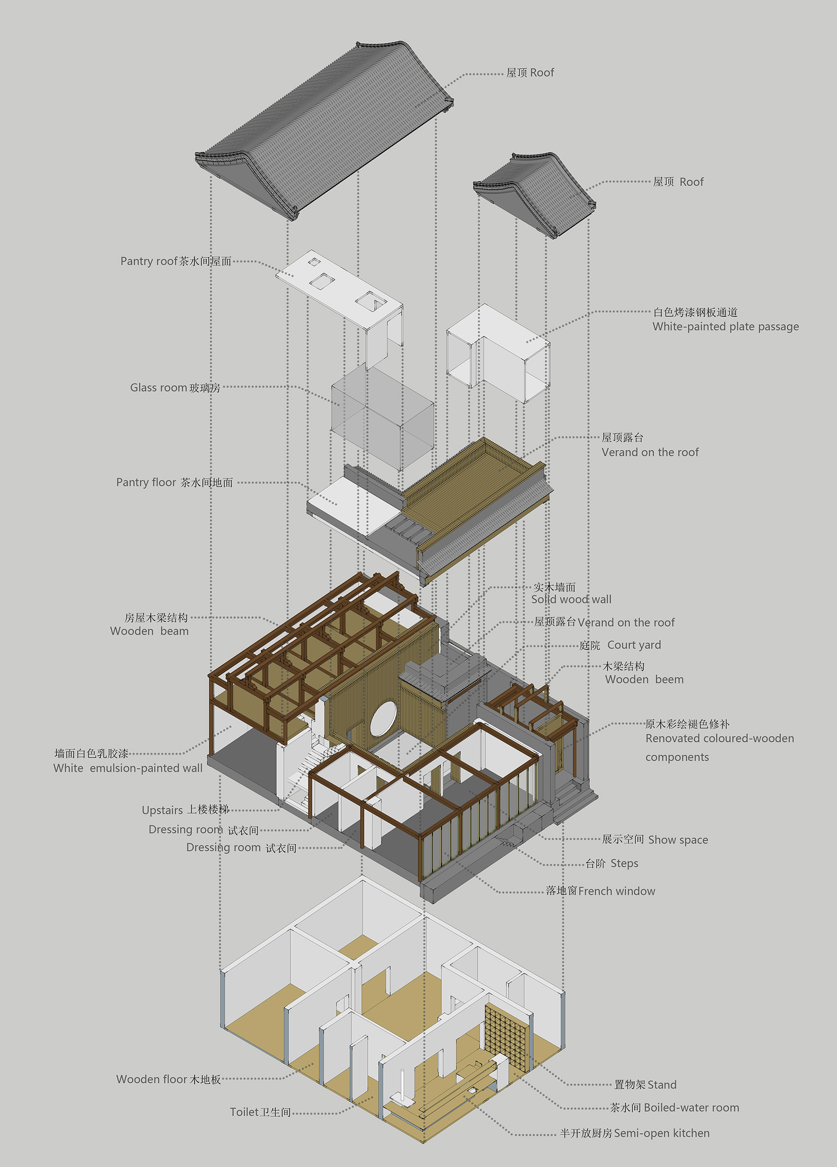 北京五道营“蕊工坊” | 小山丘舍设计-21