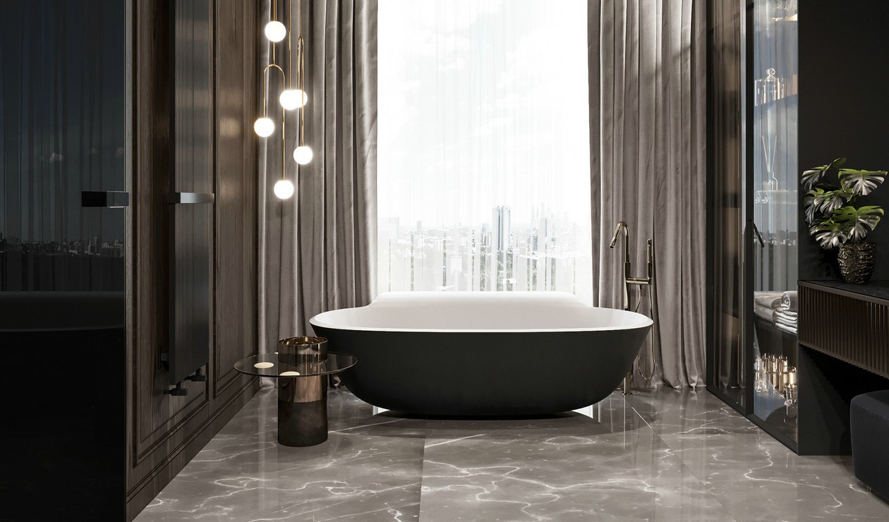 金属与大理石 打造出精致奢华的住宅-14