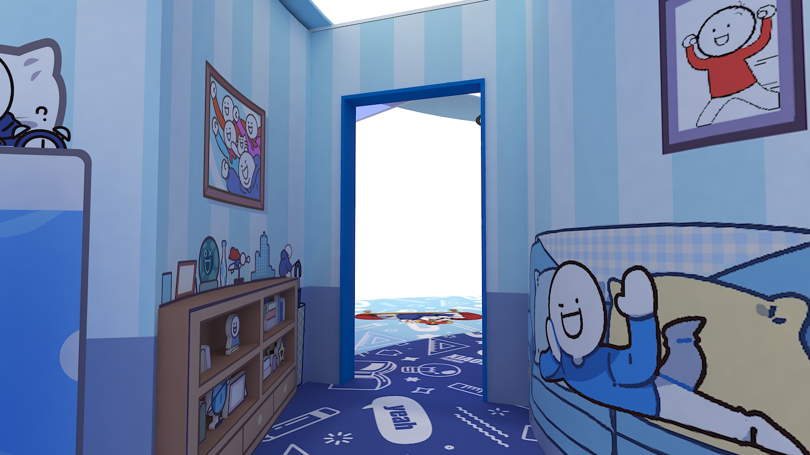 杭州科技城宝龙广场小蓝IP展-14