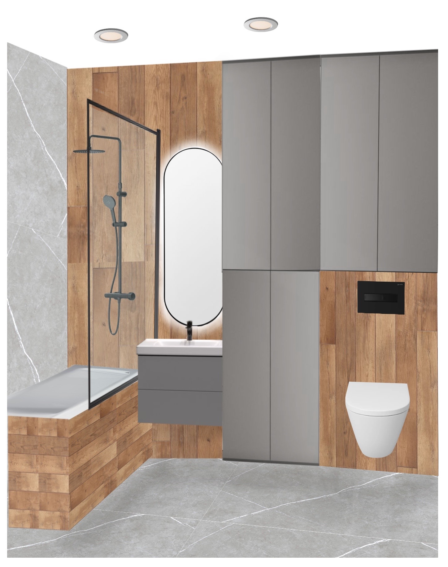 Kondratievsky ave, 55m2, SPb: collages+documentation-3