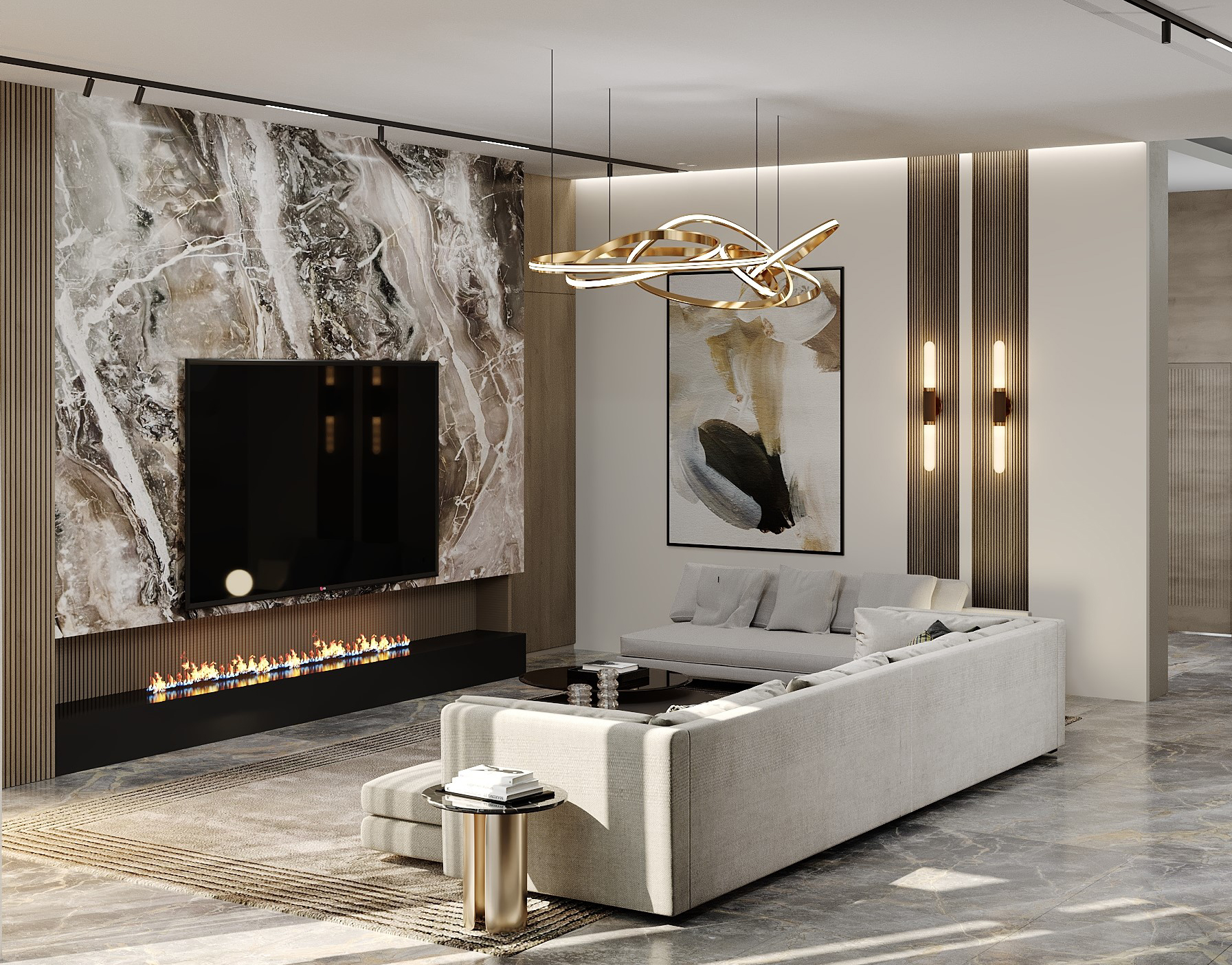 私人别墅楼梯设计丨阿联酋迪拜-5