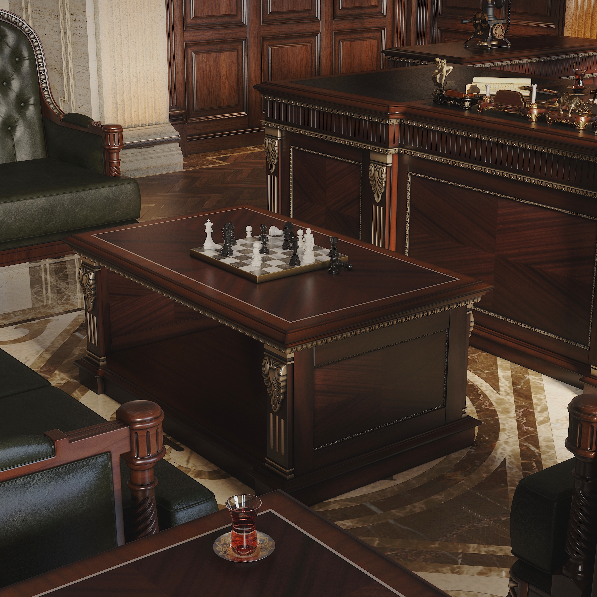 传奇行政办公桌套装丨土耳其丨Nariman Akhad-11