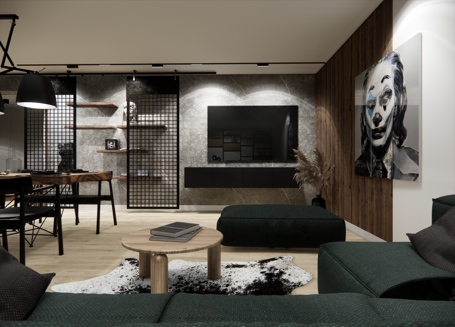 Loft style apartment in Poland-8