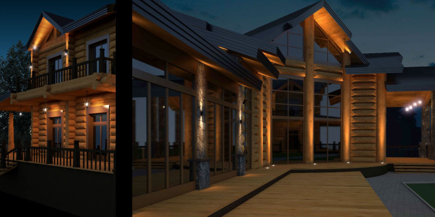 莫斯科木屋灯光设计丨俄罗斯莫斯科丨MASV-11