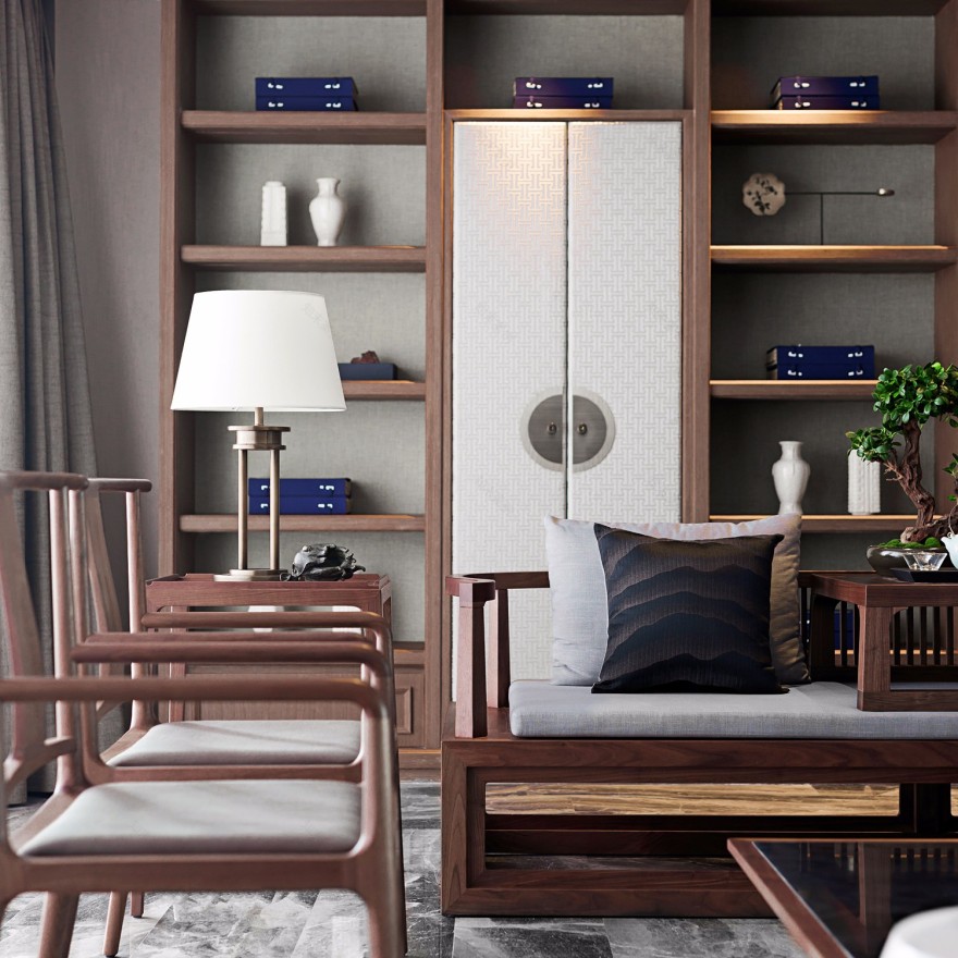 宜昌国际广场中式样板房-17