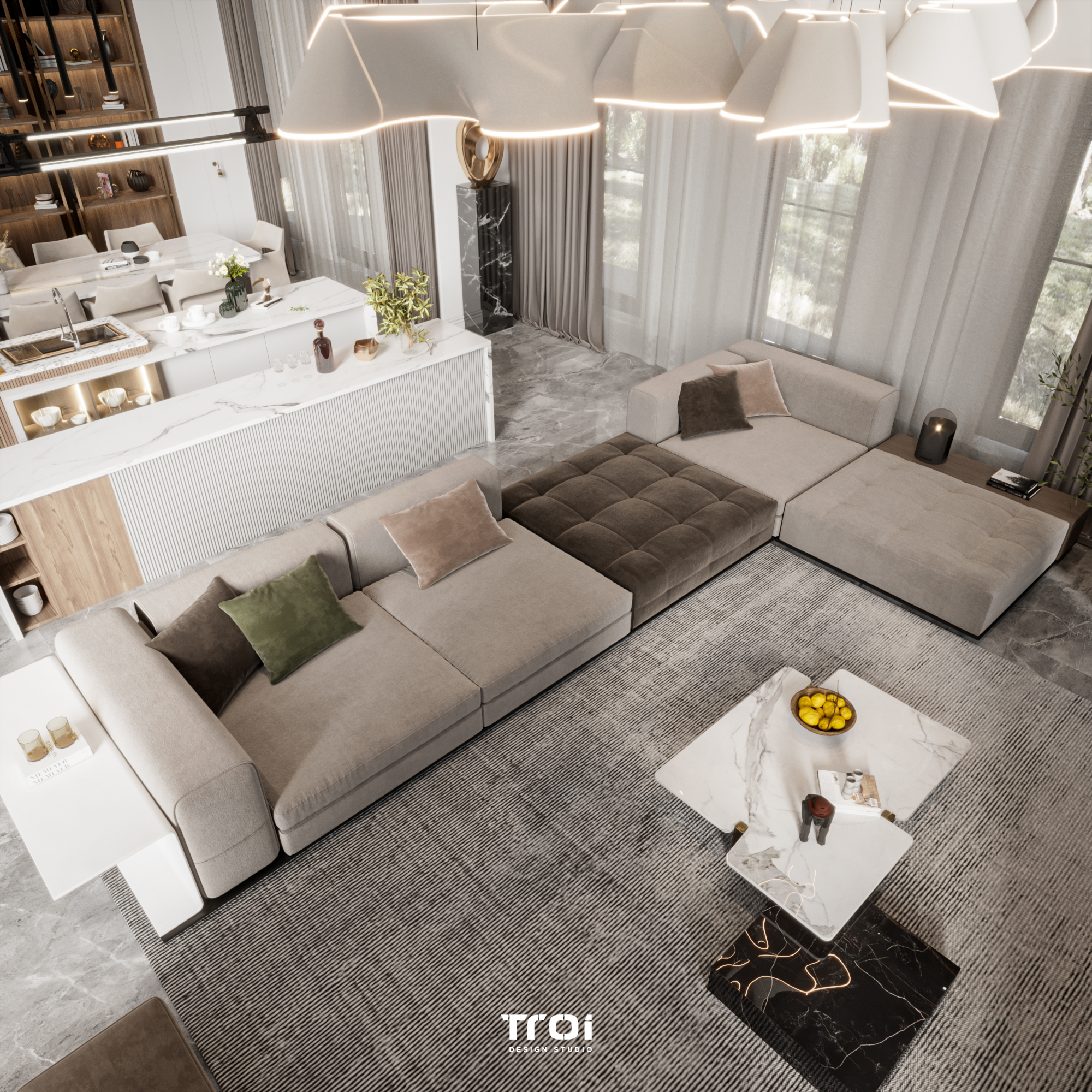 Dining Hall 室内设计丨Troi Design Studio-26