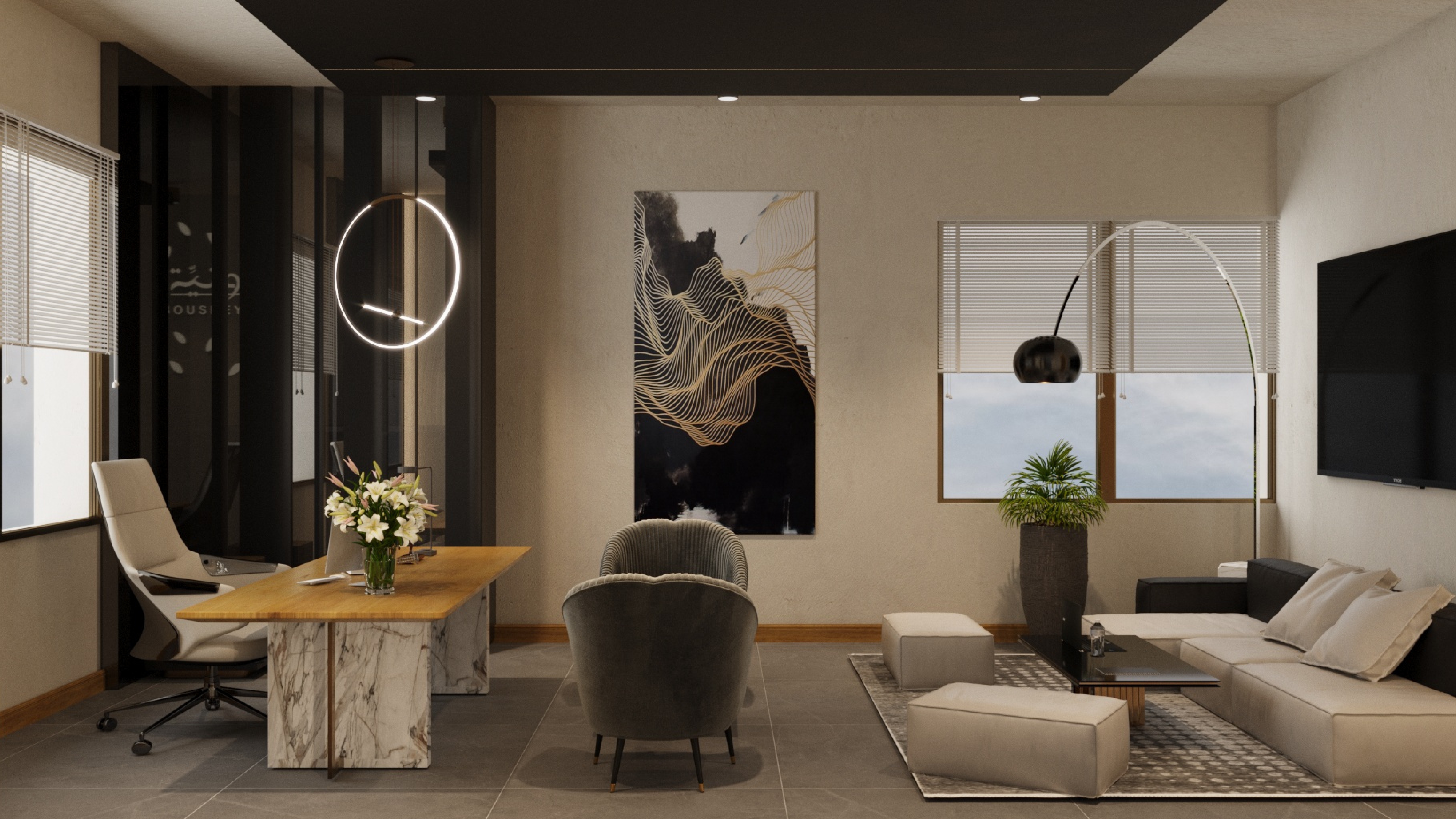 Design proposal for a group of offices / Ammaan Jordan-17