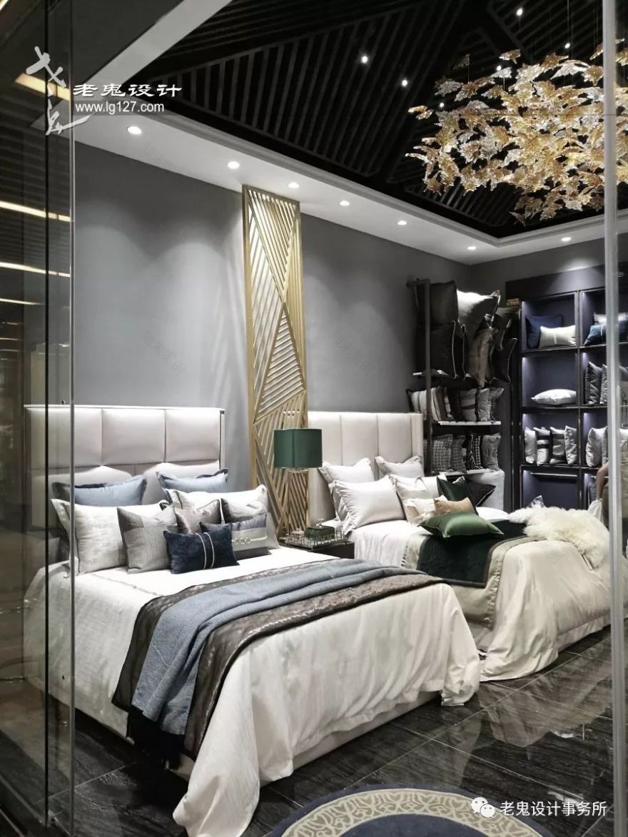 老鬼设计案例|西格布艺展厅设计!-23