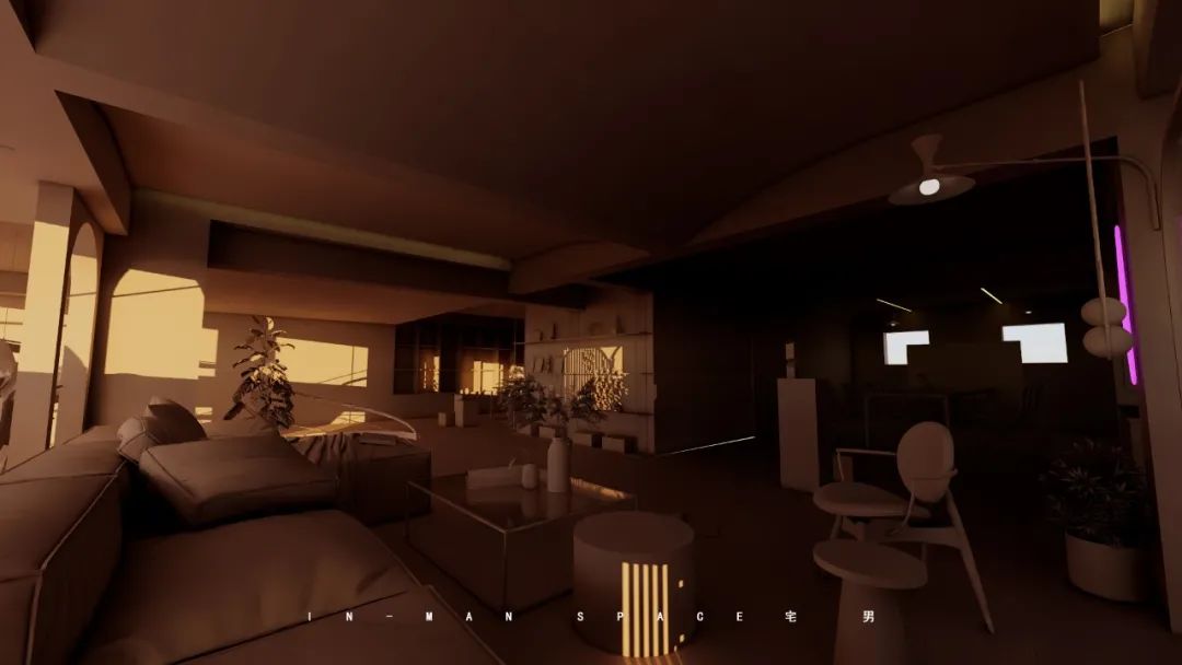 内江宅男办公室 | 现代演绎,极简共融-45