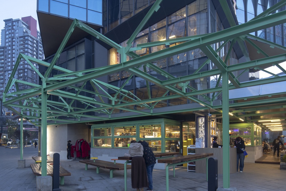 街边的绿色伞棚 · 五里关麓坊店 · 凡筑ArchFAN丨中国成都丨凡筑ArchFAN（成都凡筑建筑设计事务所有限公司）-63