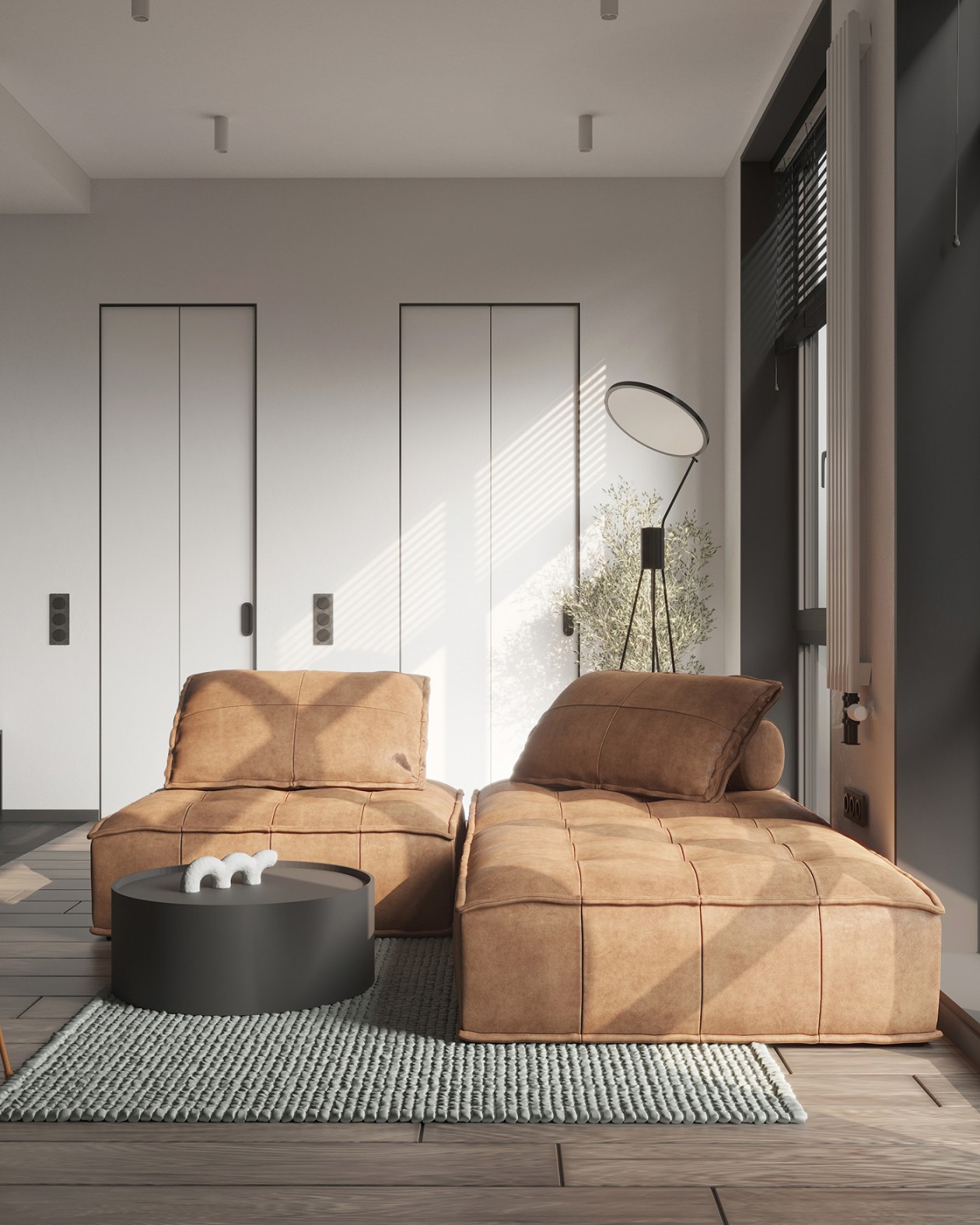 78.9㎡简约风公寓设计 太有感觉了吧！-2