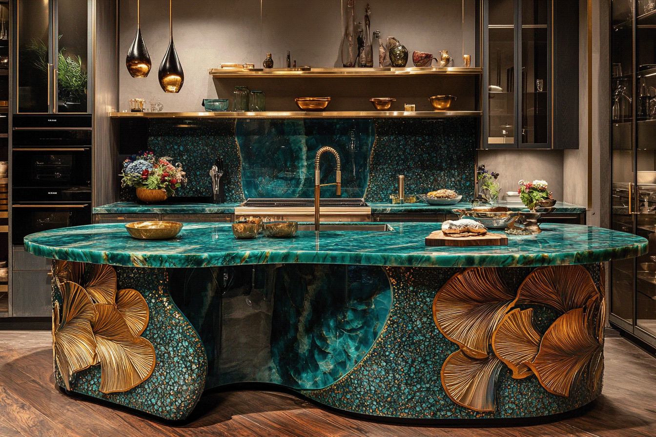 Extraordinary Bespoke Kitchen Islands by AICI-94