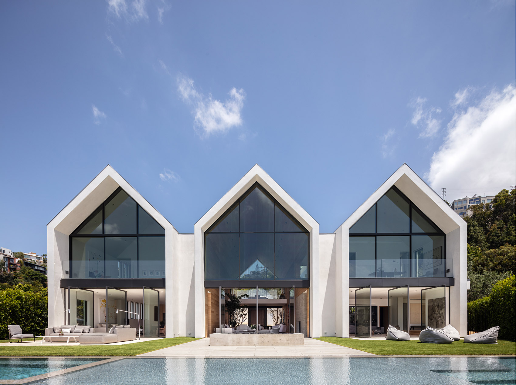 带有悬挑泳池的住宅，洛杉矶 / Standard Architecture-108