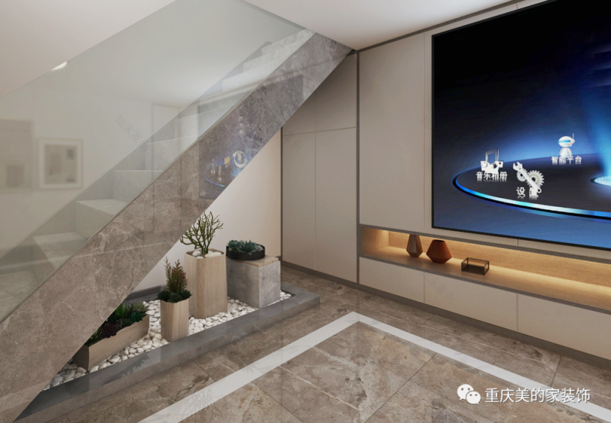 200㎡五口之家,现代简约轻奢生活-40