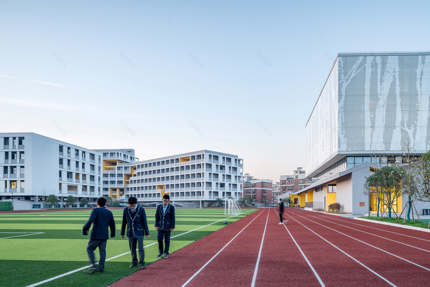 义乌新世纪外国语学校,浙江 / 零壹城市建筑事务所-9