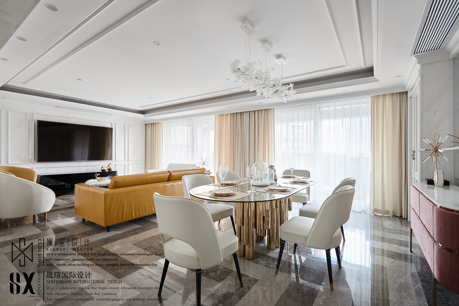 东方府邸轻奢时尚摩登家居设计-9