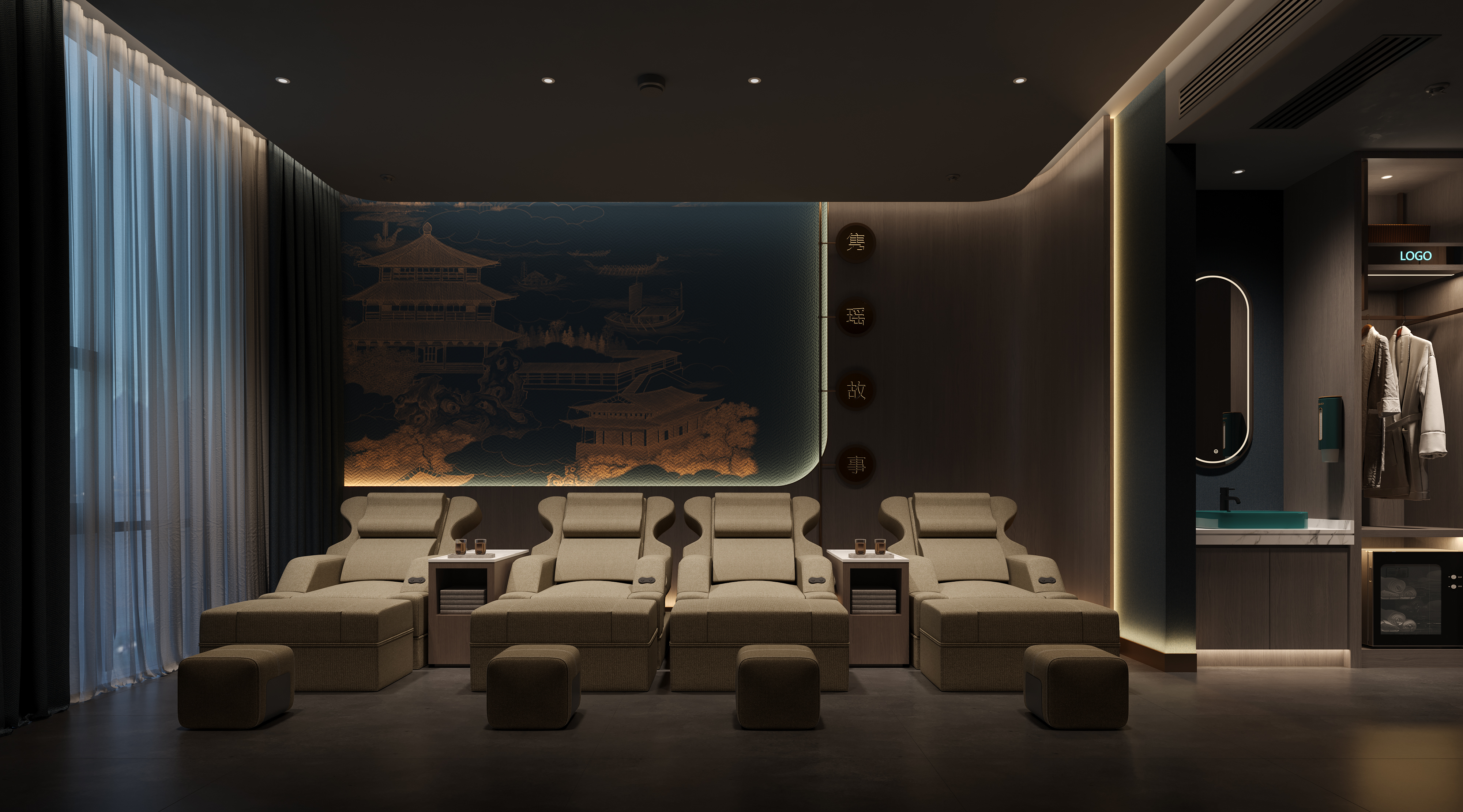 工装足浴店——长沙佐尚视觉-2