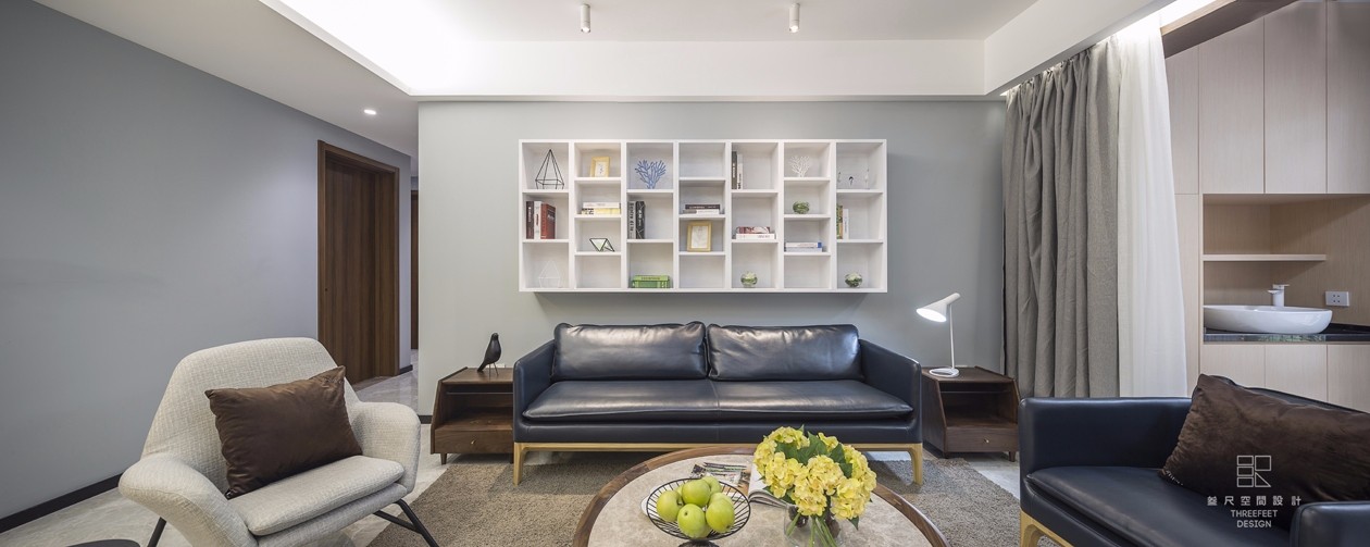 福建北欧风住宅  叁尺空间设计-3