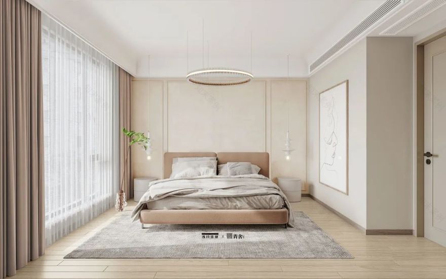 自然之居 · 奶油侘寂风格的宁静魅力丨淺尺住建-62