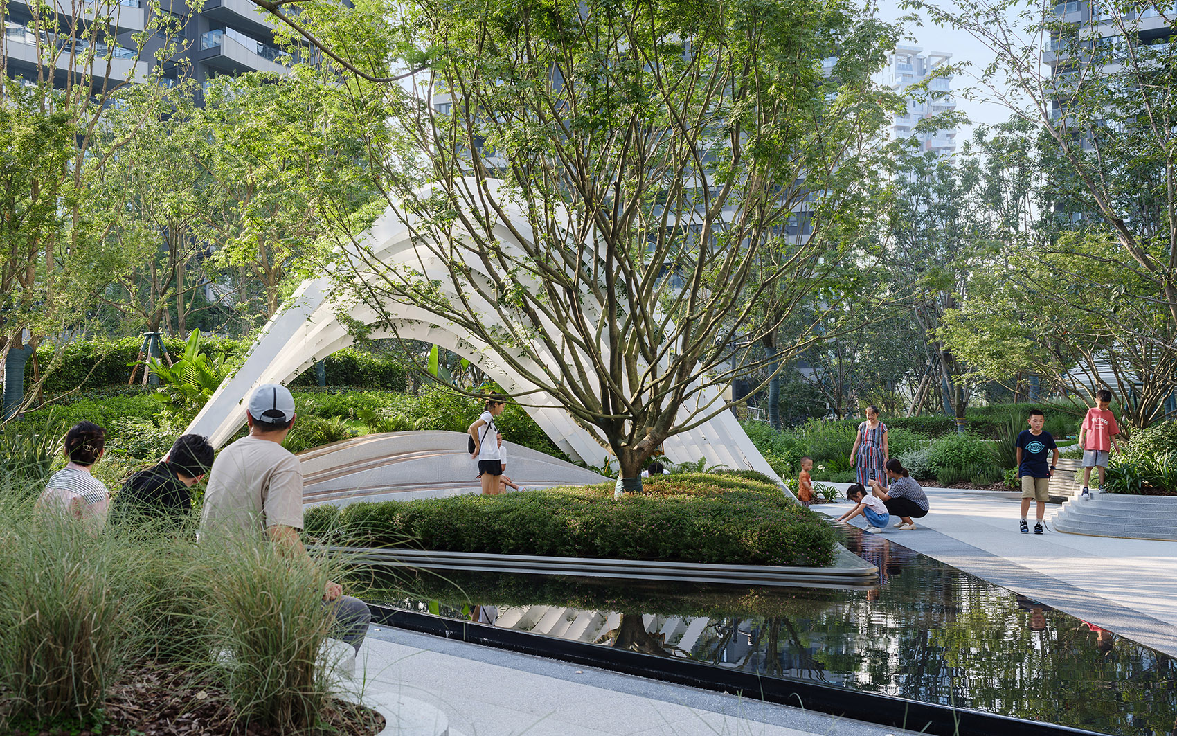 成都邻里峡谷景观丨中国成都丨大小景观-30