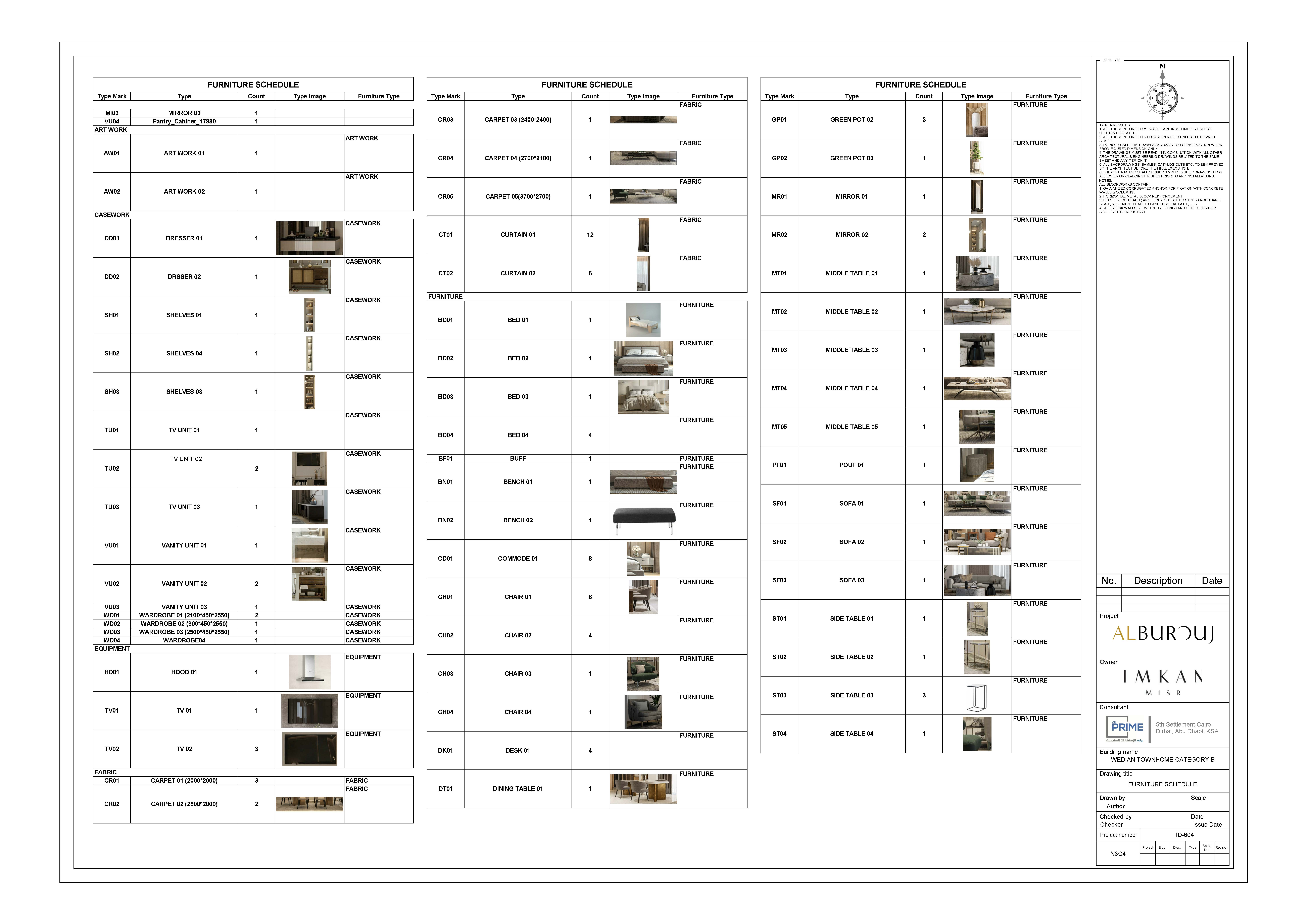 REVIT(BIM) INTERIOR DESIGN - WEDIAN TOWNHOUSES- EYGPT-27