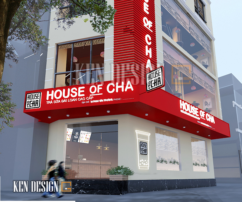 House of Cha Phan Văn Trường奶茶店室内设计丨Kendesign-5