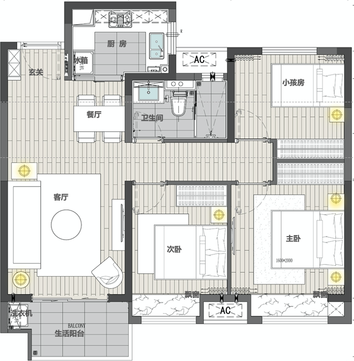 金地江阴兰樾雅院样板房丨中国江苏丨禾悉设计-49