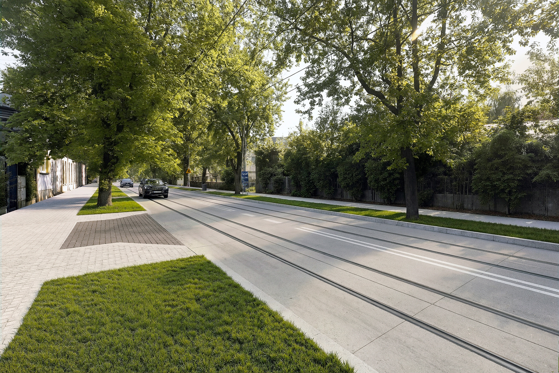 Łódź的Legionów和Cmentarna街道重建可视化丨波兰罗兹-21