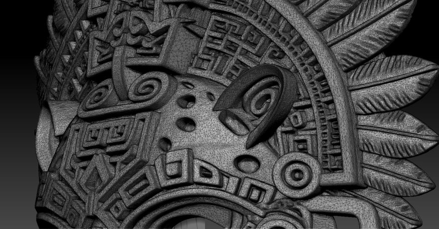 Aztec Jaguar Warrior Mask-21