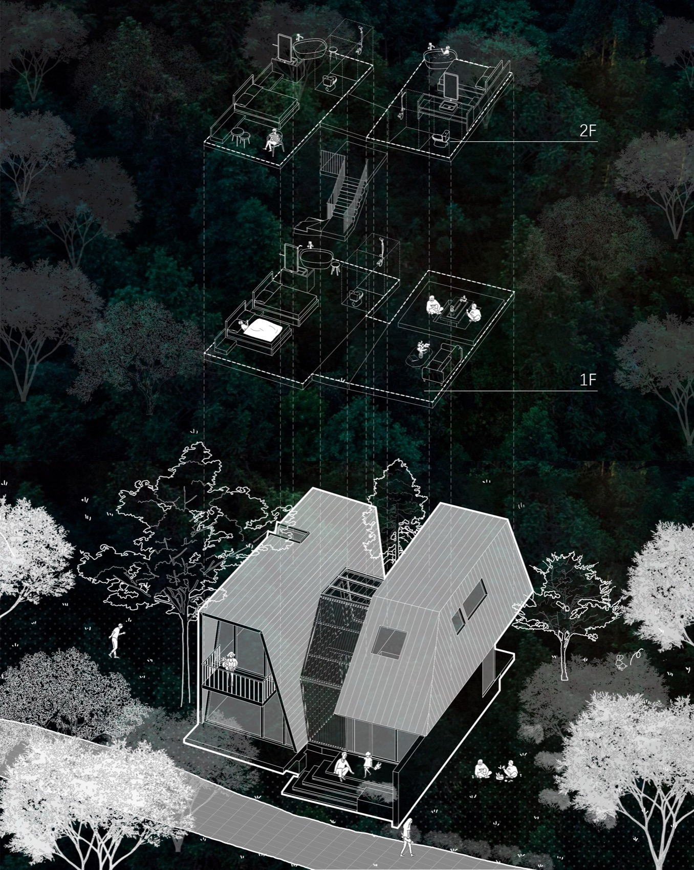 蝶的森林民宿丨中国广州丨广州城外建筑设计有限公司-178