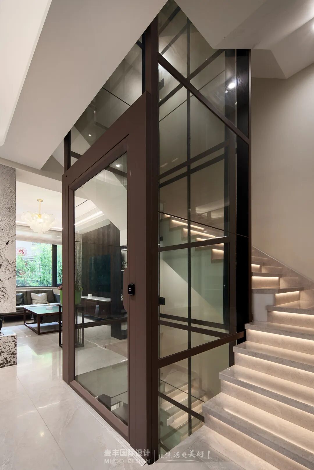 MHOO|市心府360㎡现代风：木中藏雅，无序藏奢-30