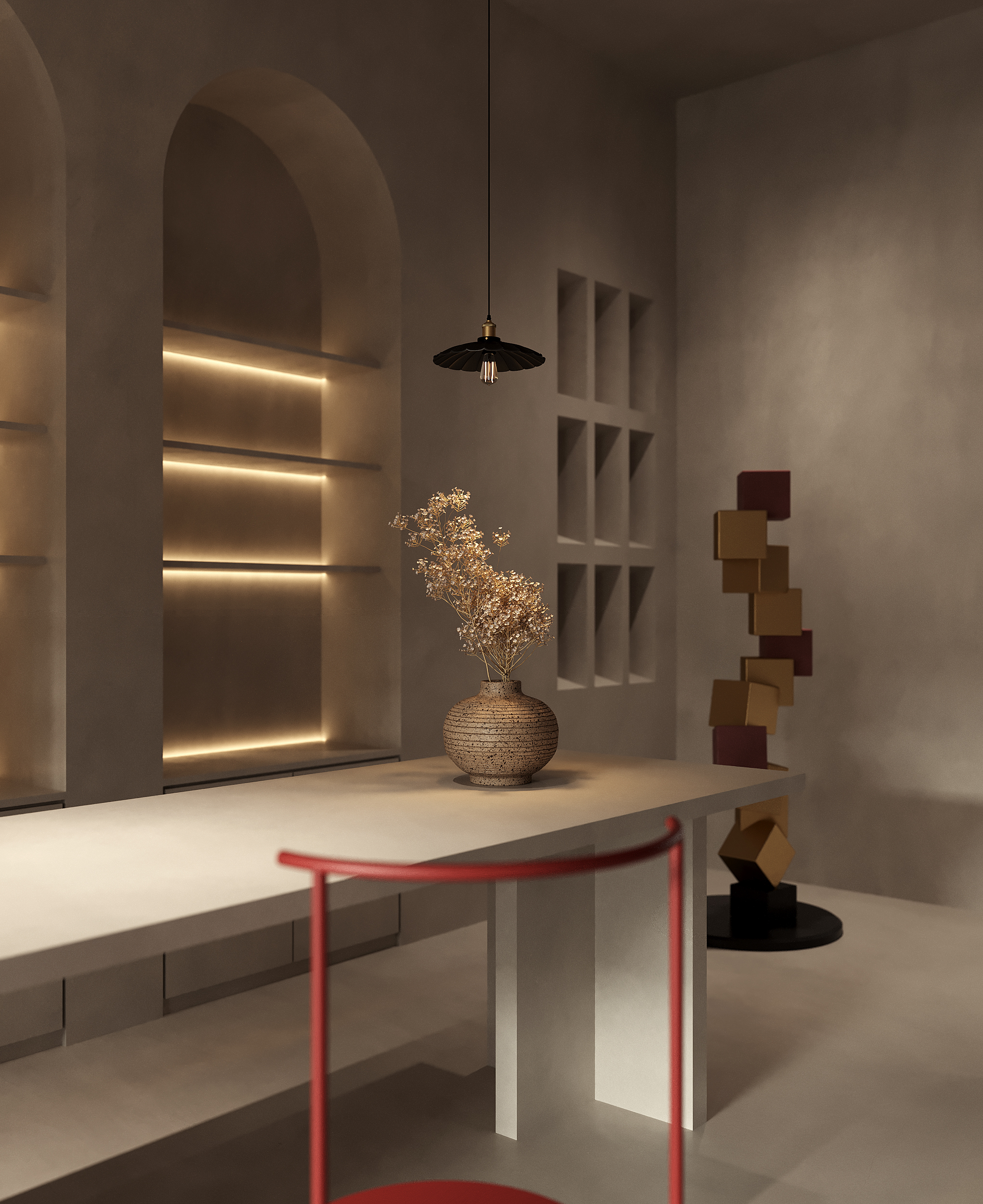 油漆展厅丨厦门共道设计事务所-16