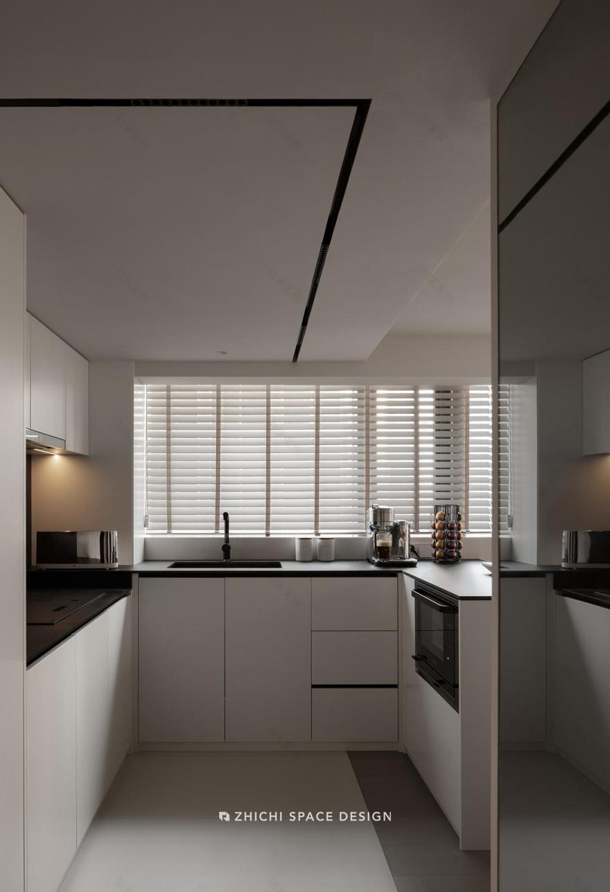 武汉咫尺设计︱藏于繁华都市中的白色极简盒子-16