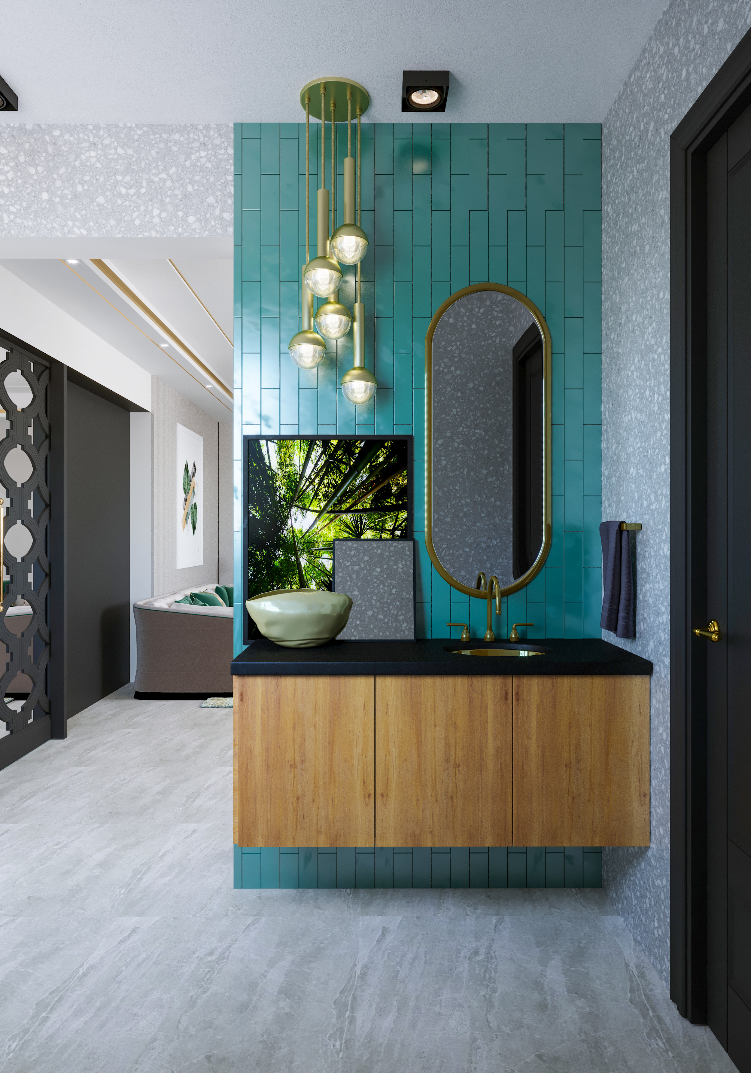 妇女议会厅和浴室丨沙特阿拉伯-9