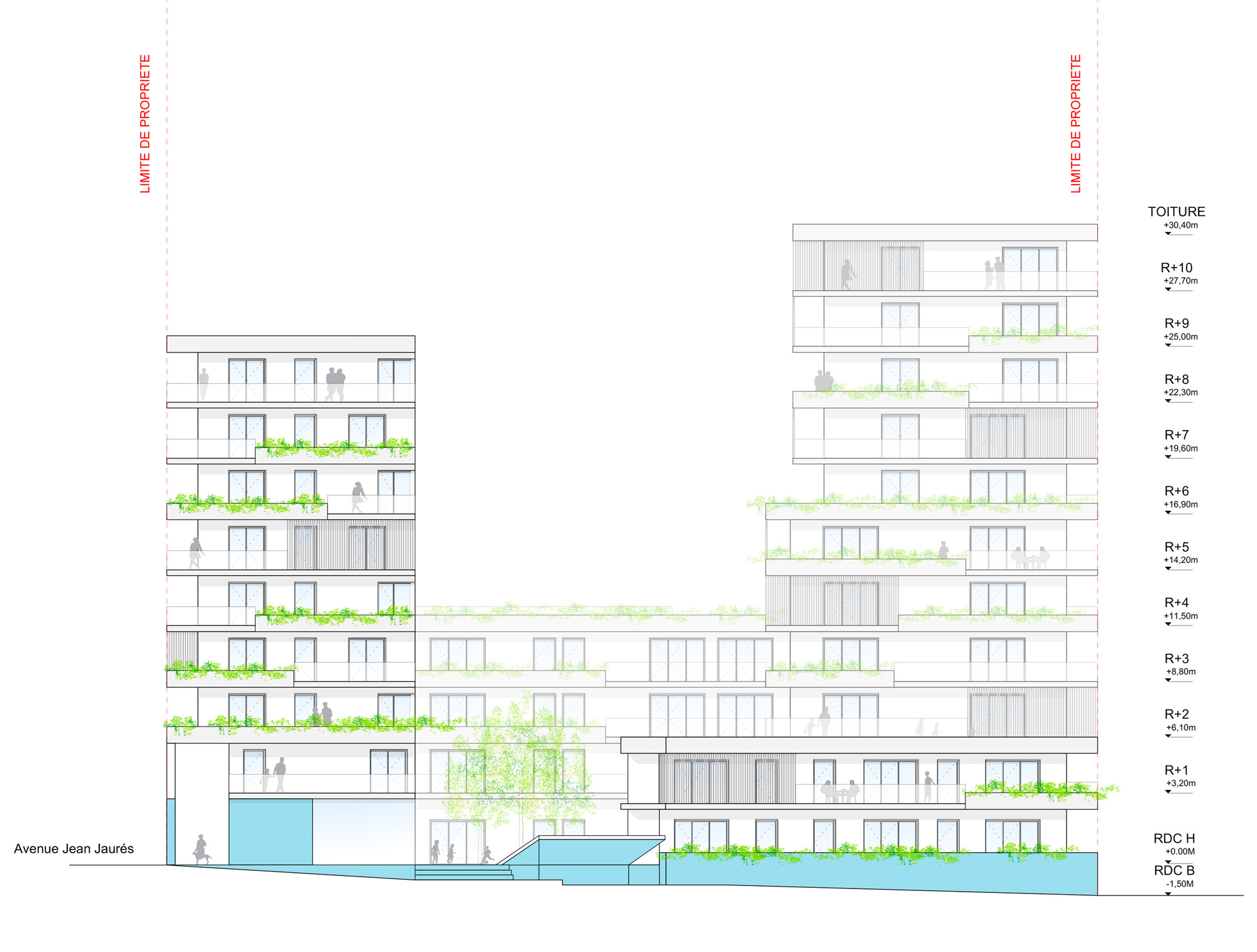 罗莎·帕克斯公寓丨法国第戎丨Hamonic+Masson & Associés-38